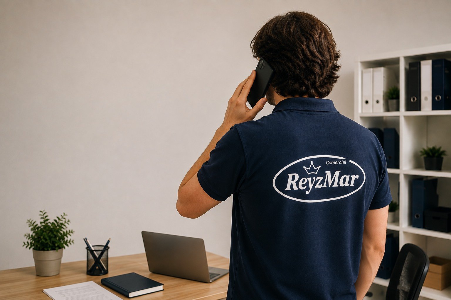 Equipo de Comercial ReyzMar preparando pedidos en el almacén