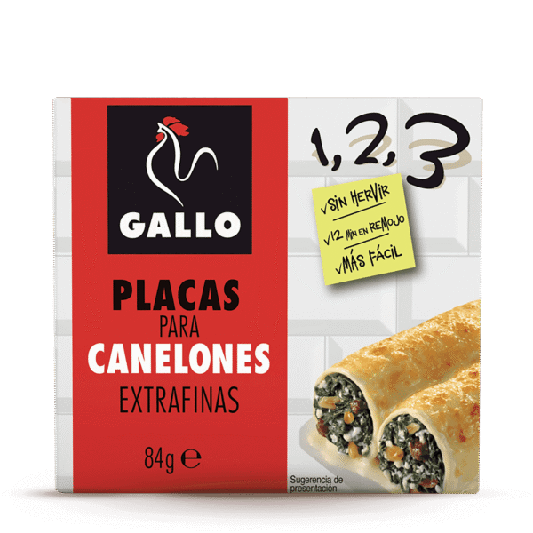 Canelones Gallo 20 Placas