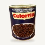 Aceitunas rodajas negras de 3kg Celorrio formato hostelería