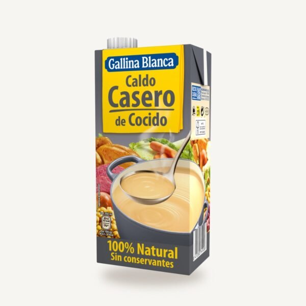 Caldo Casero de Cocido Gallina Blanca brick 1 L