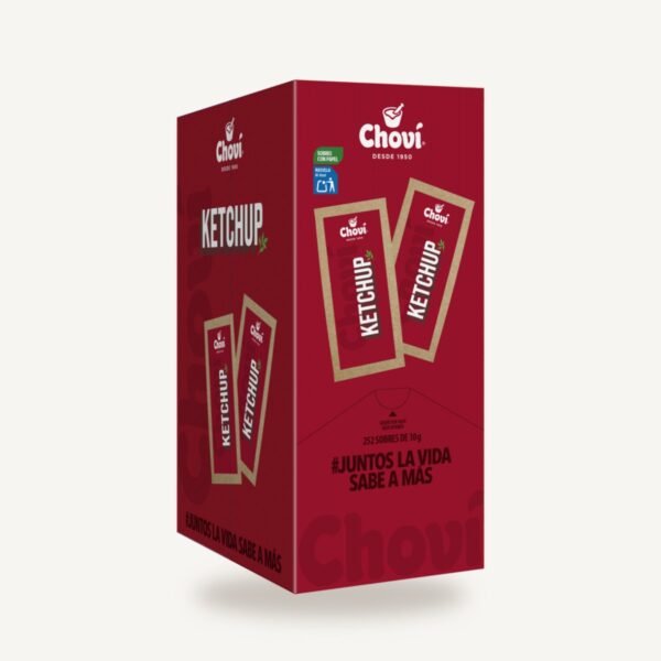 Ketchup monodosis 12 g Choví caja 252 uds