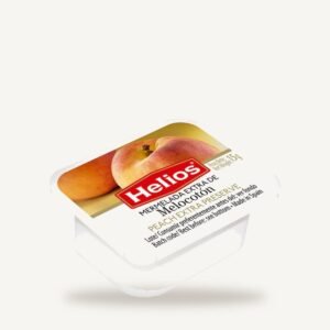 Mermelada extra de melocotón Helios en porciones individuales