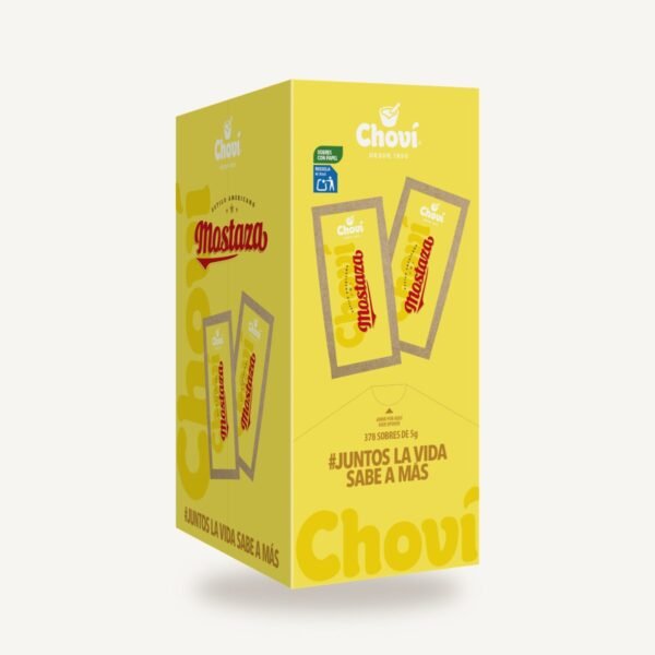 Mostaza monodosis 6 g Choví caja 252 uds