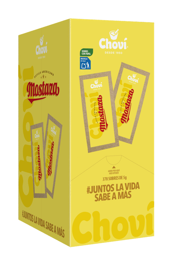 Mostaza Monodosis 6gr C/252Ud Chovi