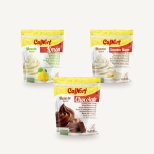 Postres cremosos CalNort: mousse de limón, chocolate y chocolate blanco 1 kg
